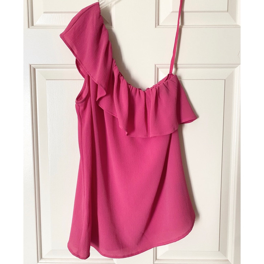 Mossimo One-shoulder Flounce Top